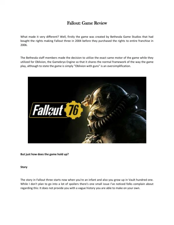 Fallout 76 crack pc