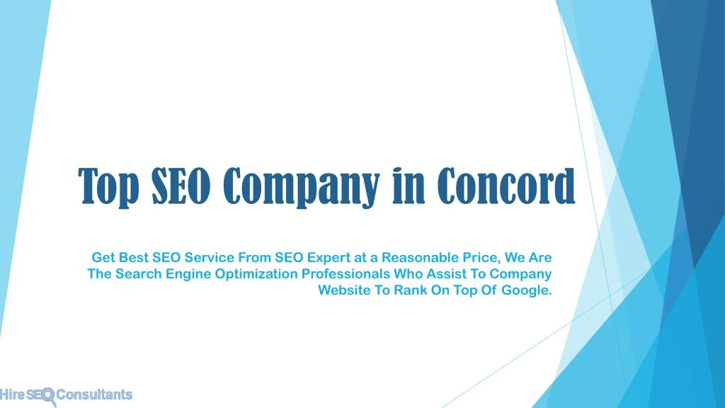 top seo company in concord