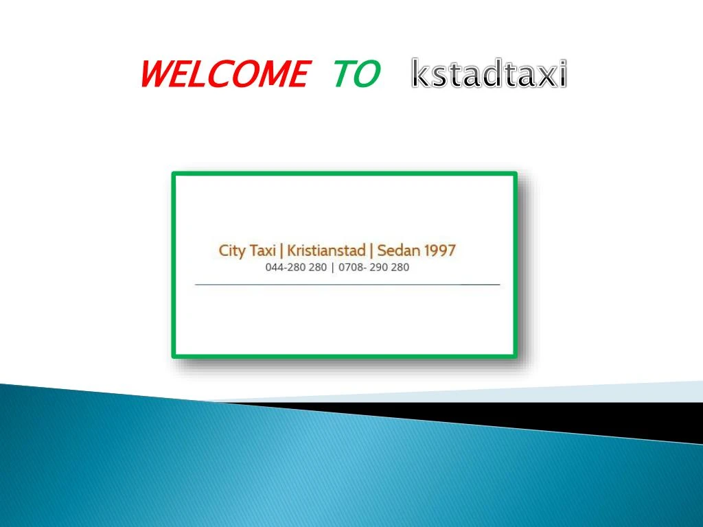 welcome to kstadtaxi