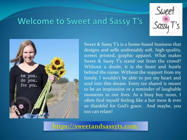 Sweet and Sassy T's Top Womans Cloths Online Shop