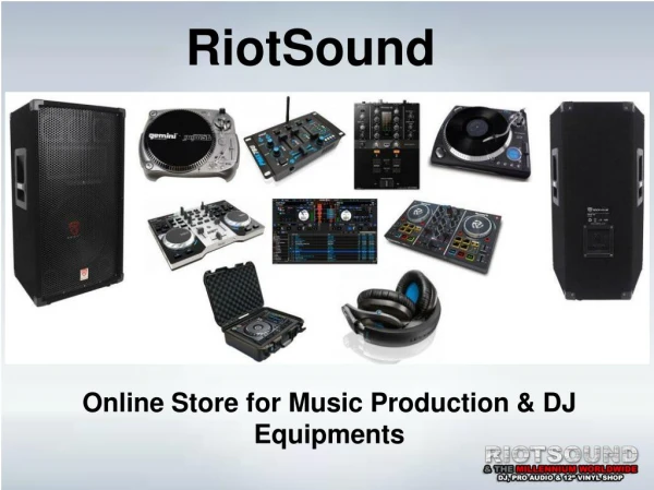 Top Rated Online Music Production Equipments - Riotsound