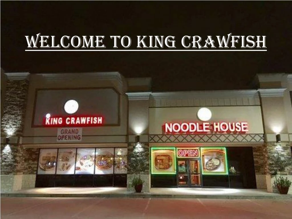 welcome to king crawfish