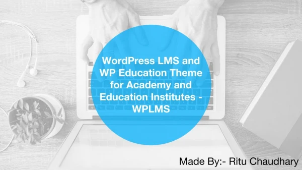 WordPress LMS and WP Education Theme for Academy and Education Institutes - WPLMS