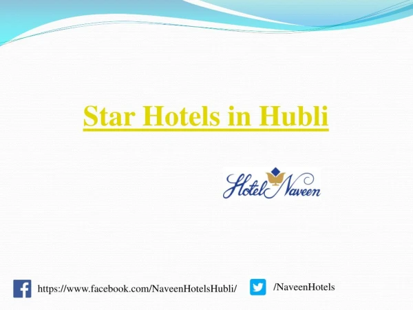 Star Hotels in Hubli