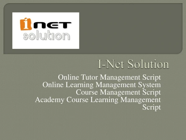 Online Tutor Management Script - Online Learning Management System