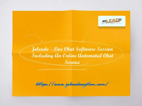 Joleado - Live Chat Software Session Including An Online Automated Cha