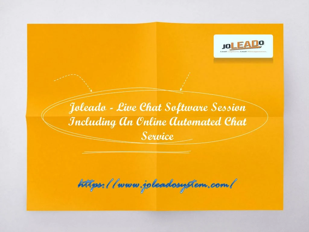 joleado live chat software session including an online automated chat service