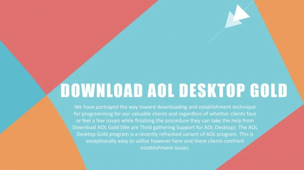 Download Aol Desktop Gold Latest Version