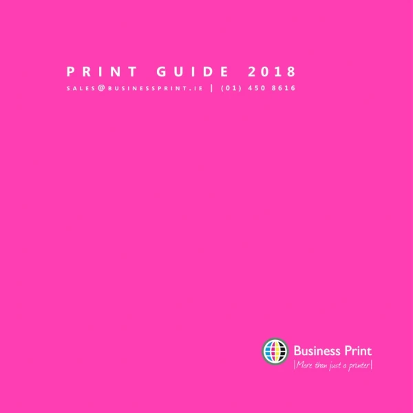Print Guide 2018