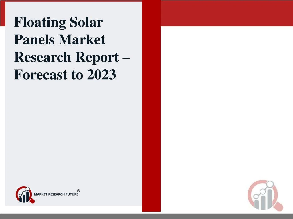 floating solar panels market research report