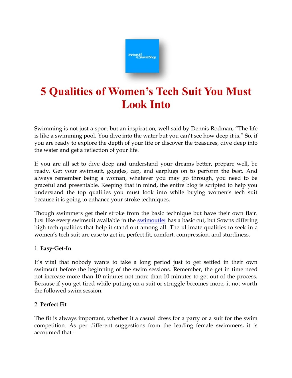 5 qualities of women s tech suit you must look