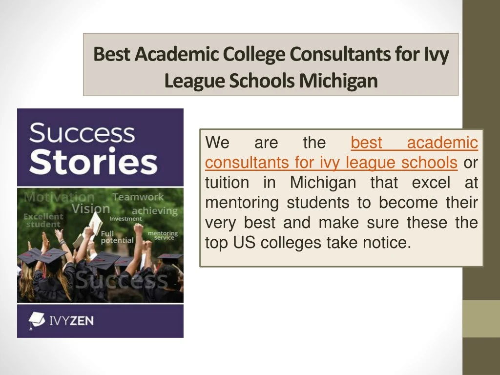 best academic college consultants for ivy league