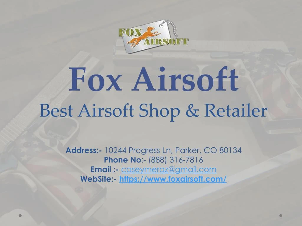 fox airsoft best airsoft shop retailer