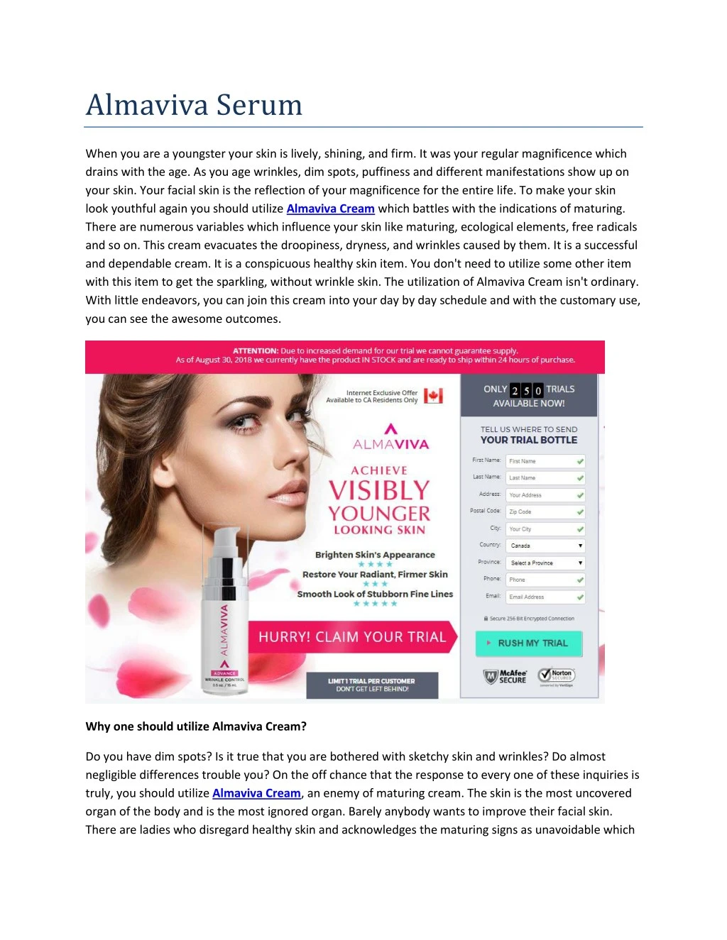 almaviva serum