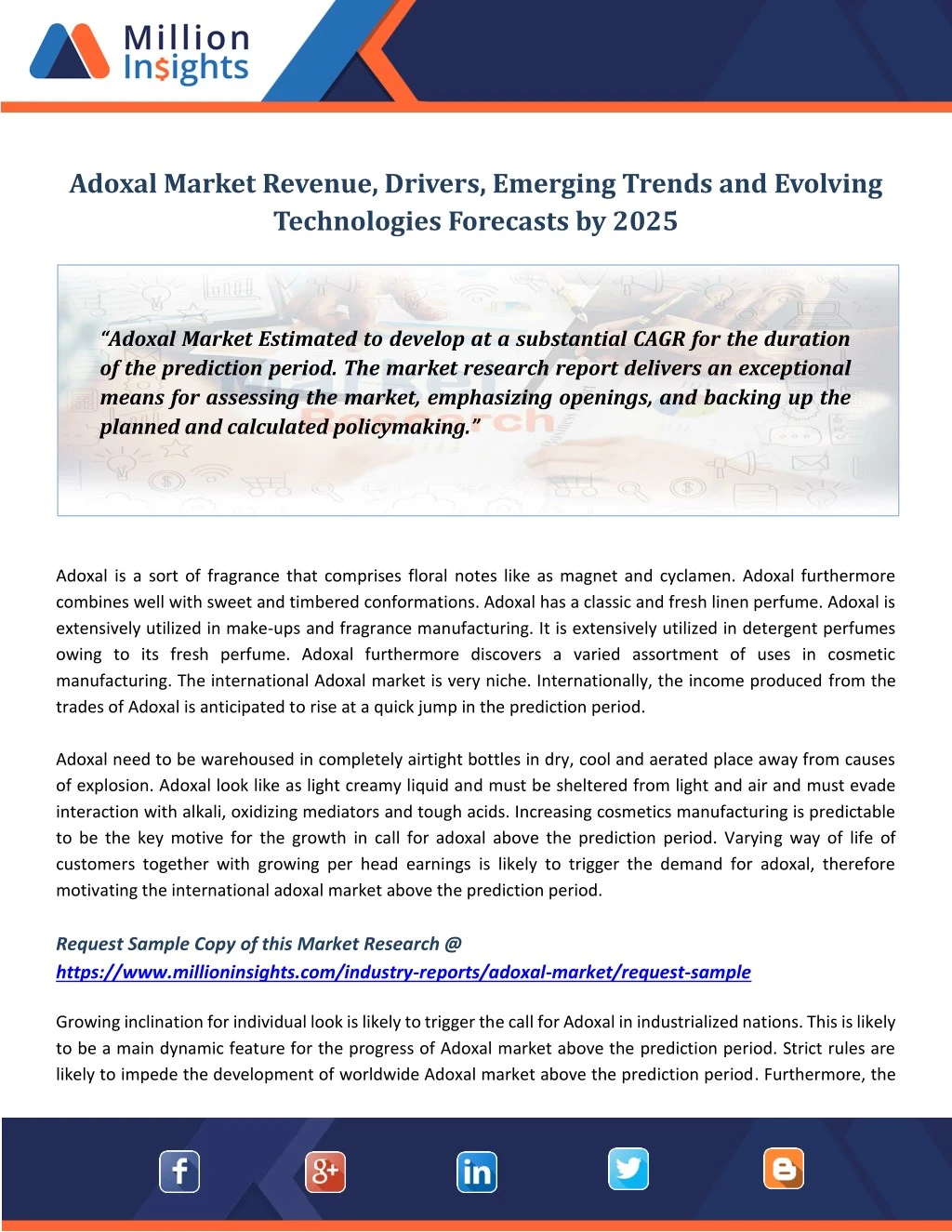 adoxal market revenue drivers emerging trends