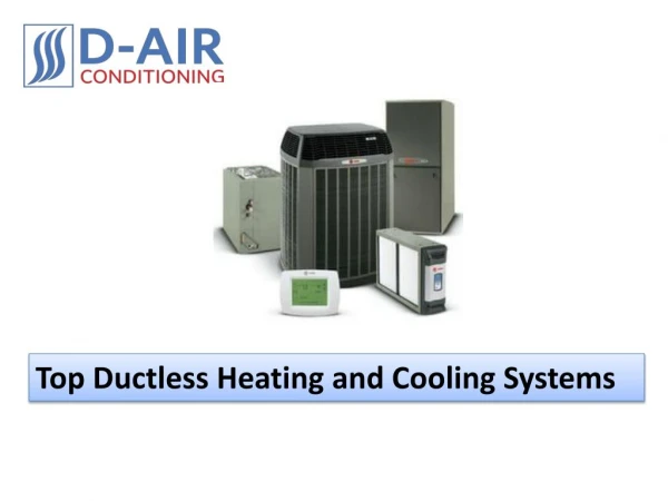 Top Ductless Heating and Cooling Systems