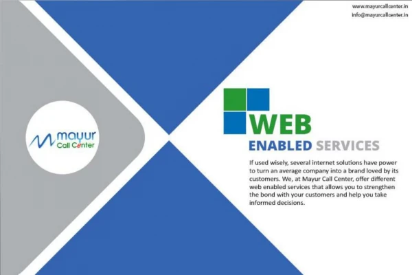 Web Enabled Services at Mayur Call Center