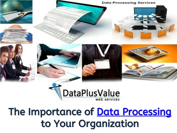 Efficient Data Processing Services Provider For Your Business