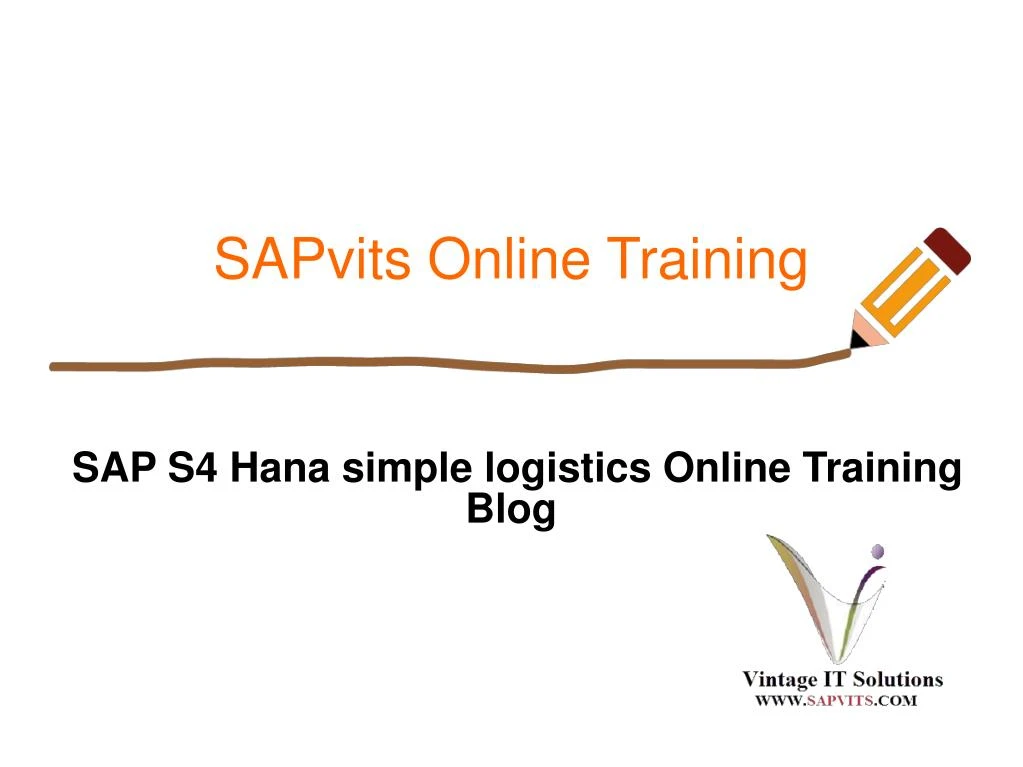 sap s4 hana simple logistics online training blog