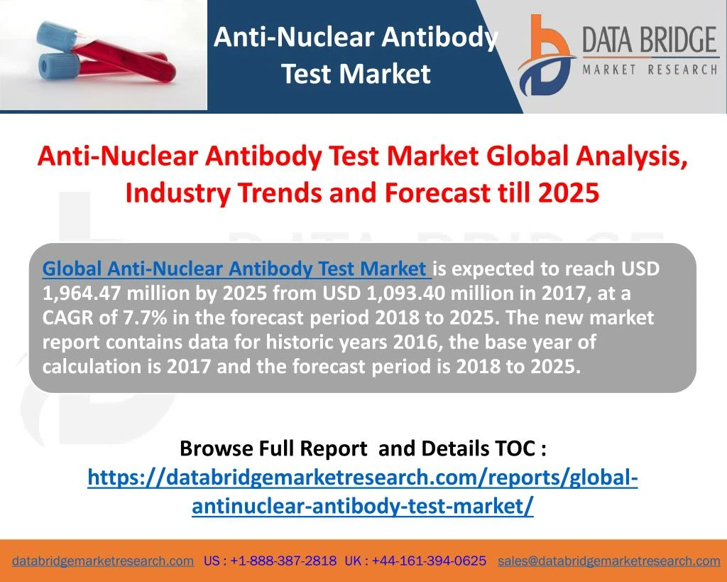 anti nuclear antibody test market