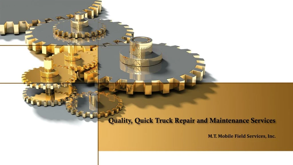quality quick truck repair and maintenance