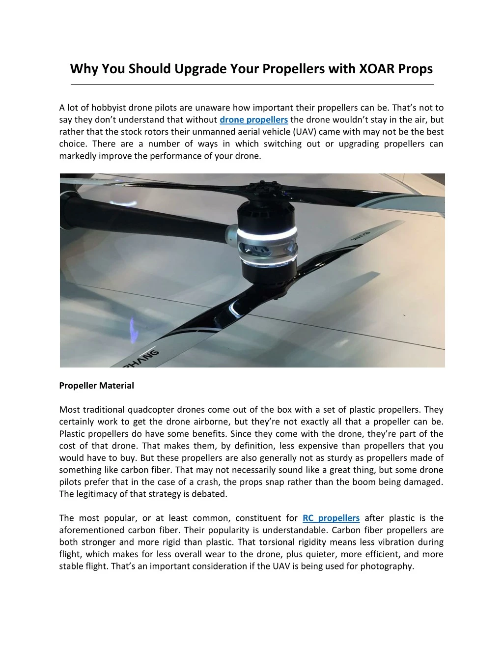 why you should upgrade your propellers with xoar