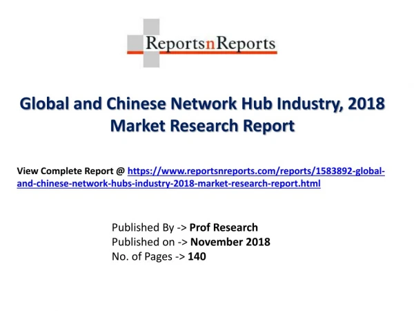 Global Network Hub Industry with a focus on the Chinese Market