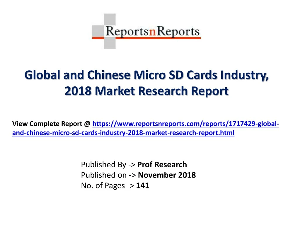 global and chinese micro sd cards industry 2018