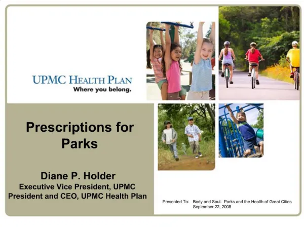 Prescriptions for Parks