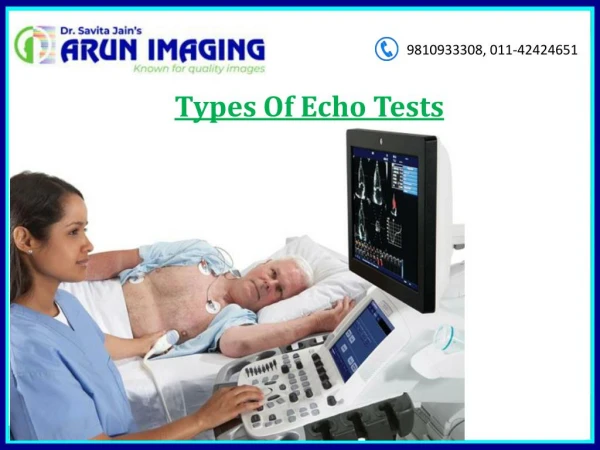 Types Of Echo Tests
