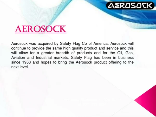 Aerosock Aviation windsock