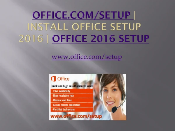 Office.com/Setup | Install Office Setup 2016 | Office 2016 Setup