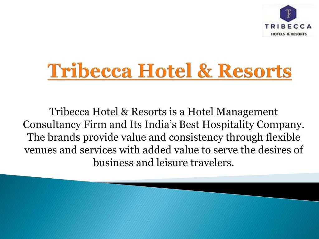 tribecca hotel resorts
