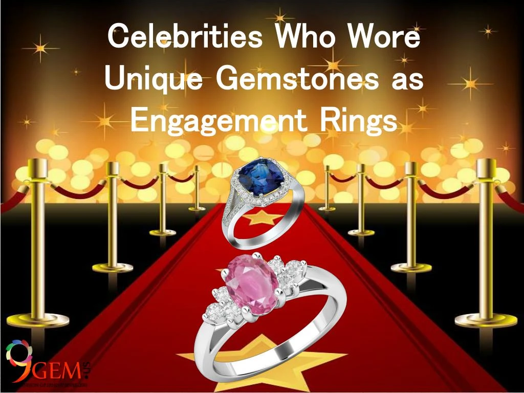 celebrities who w ore u nique gemstones