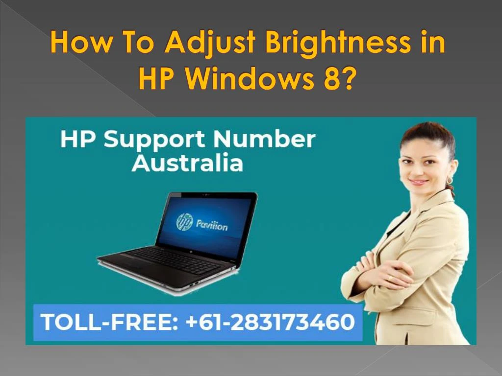how to adjust brightness in hp windows 8