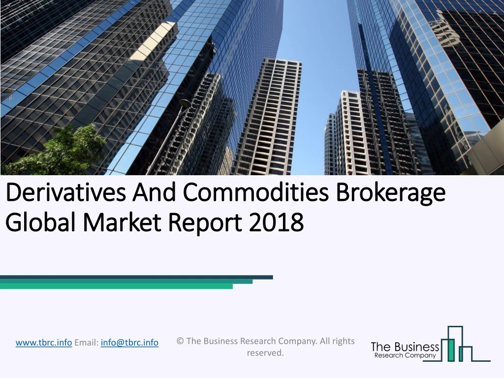 derivatives and commodities brokerage derivatives