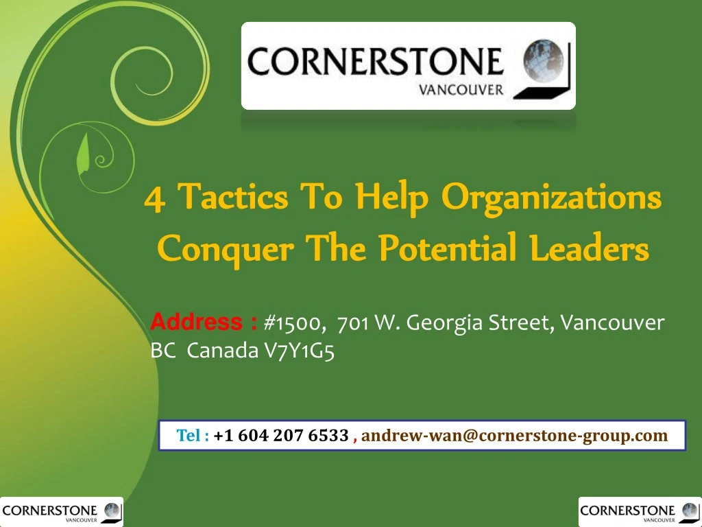 4 tactics to help organizations 4 tactics to help