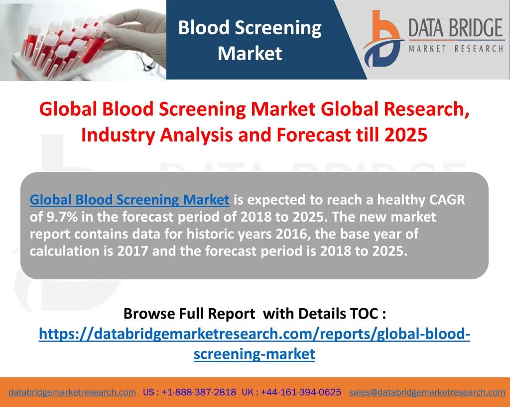 blood screening market