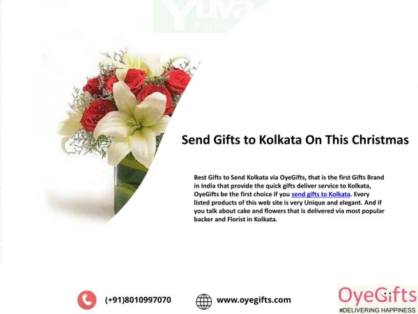 Send Gifts to Kolkata On This Christmas