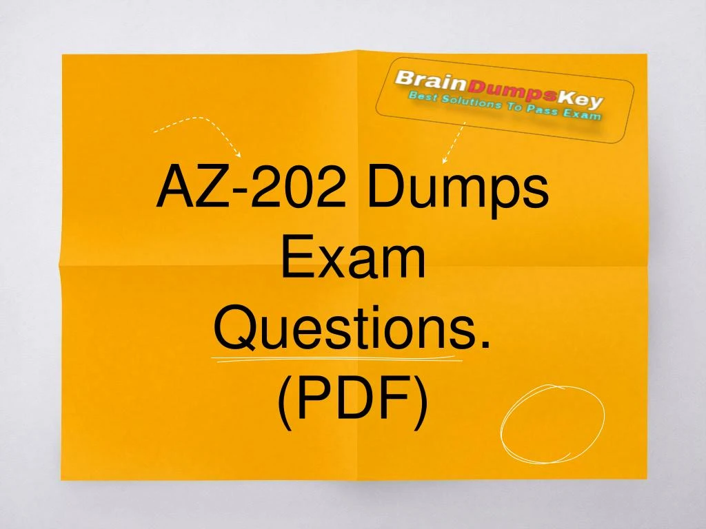 az 202 dumps exam questions pdf