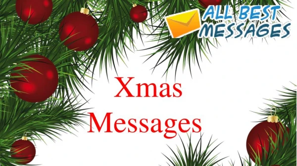 Awesome xmas messages