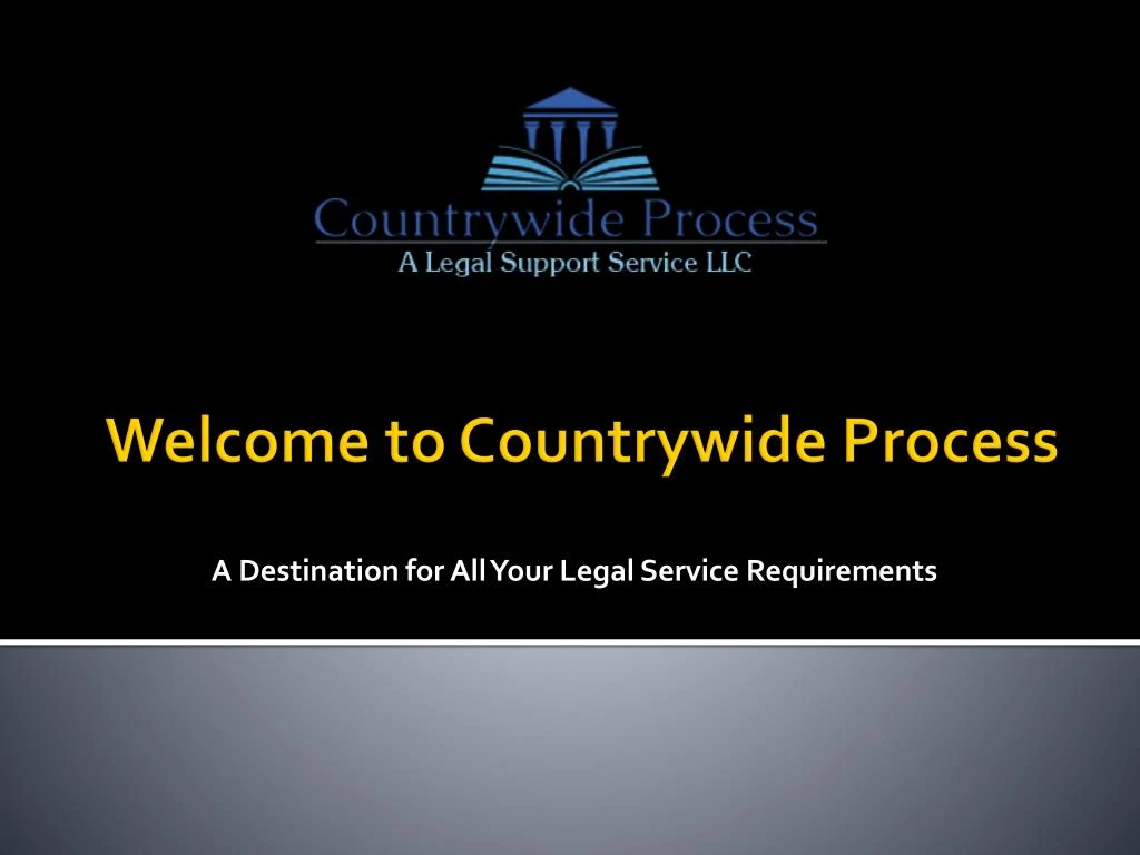 a destination for all your legal service requirements