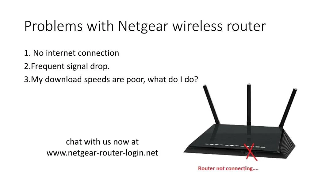 problems with netgear wireless router