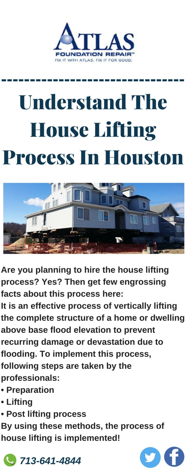 Understand The House Lifting Process In Houston