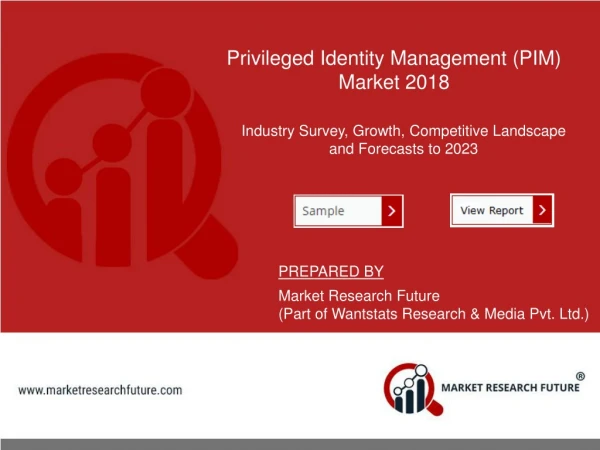 Privileged Identity Management (PIM) Market Size, Application Analysis, Regional Outlook, 2017 - 2023
