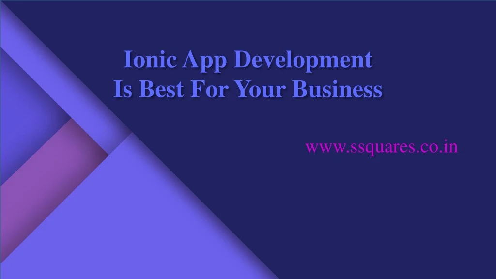 ionic app development is best for your business