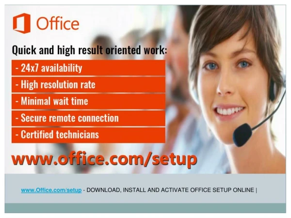 Download, Install and Activate Office Setup Online | office.com/setup