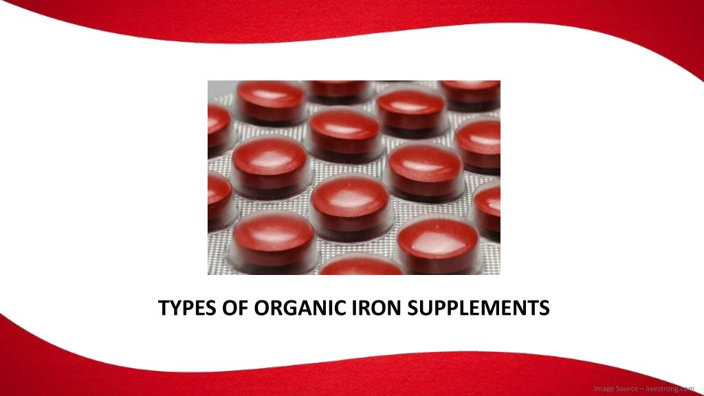 types of organic iron supplements