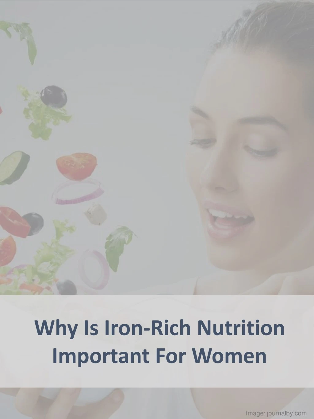 why is iron rich nutrition important for women
