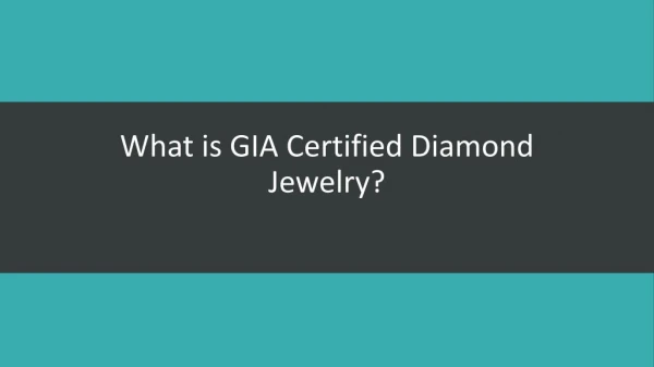 GIA Certified Diamond Jewelry NYC
